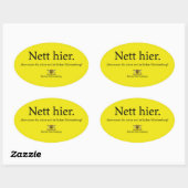 netkas ovale sticker (Vel)
