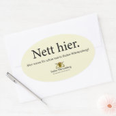 netkas ovale sticker (Envelop)