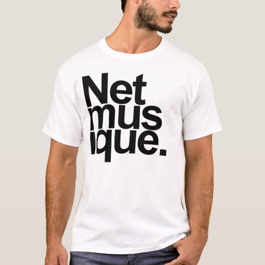 netmusiek t-shirt (Voorkant)