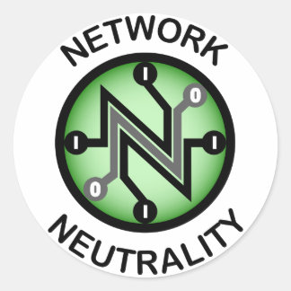 Netneutraliteit Ronde Sticker