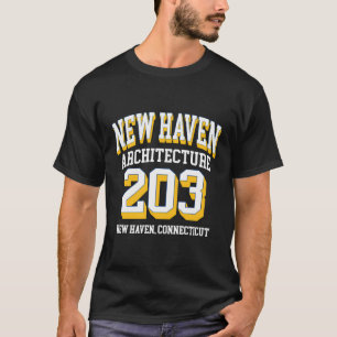 Netnummer 203 van New Haven - voor Architecture Af T-shirt