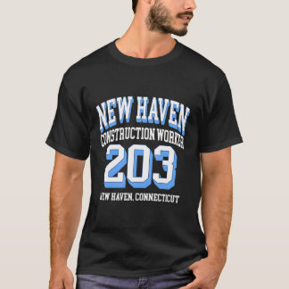 Netnummer 203 van New Haven - voor bouwvakkers T-shirt