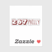 Netnummer 267 - Philly Sticker (Vel)