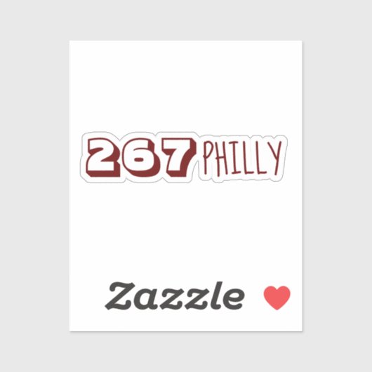 Netnummer 267 - Philly Sticker (Vel)