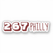 Netnummer 267 - Philly Sticker (Voorkant)
