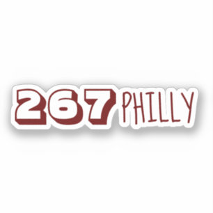 Netnummer 267 - Philly Sticker