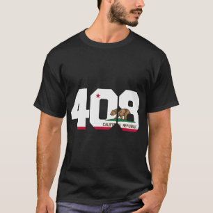 Netnummer 408 San Jose California T-shirt