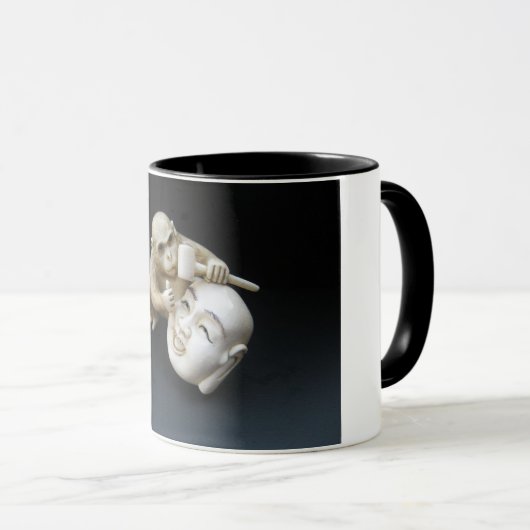 Netsuke - Japan Mok (Voorkant rechts)