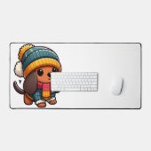 Nette Eenvoudige Sticker Emoji Leuke Dier Compa Bureaumat (Keyboard & Muis)