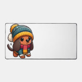 Nette Eenvoudige Sticker Emoji Leuke Dier Compa Bureaumat (Voorkant)