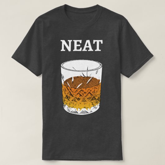 Nette ouderwetse Scotch en Bourbon III T-shirt (Design voorkant)