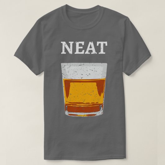 Nette ouderwetse Scotch en Bourbon IV T-shirt (Design voorkant)