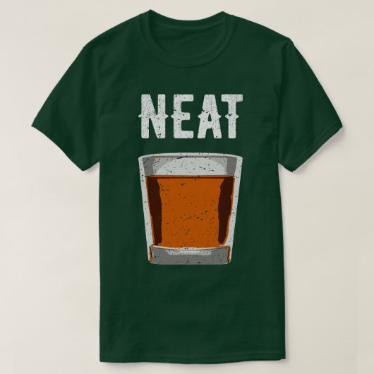 Nette ouderwetse Scotch en Bourbon V T-shirt (Design voorkant)