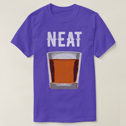 Nette ouderwetse Scotch en Bourbon V T-shirt (Design voorkant)