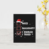 Nette Stoute Ik Zweer dat Ik het Geprobeerd Heb T- Kaart (Gele Bloem)