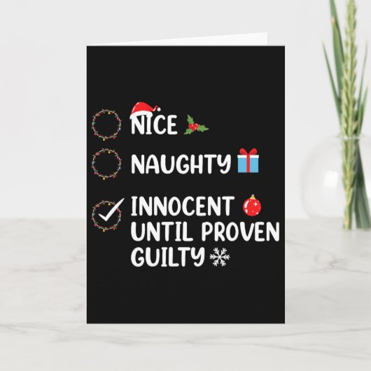 Nette Stoute Onschuldige Totdat Het Tegendeel Bewe Kaart (Voorkant)