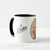 Netter Basal View of Brain  - Mug Mok (Voorkant links)