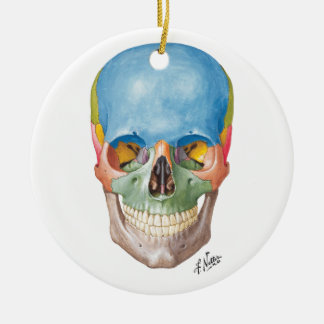 Netter Skull voor je kerstboom Keramisch Ornament