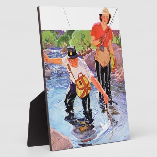 Netting A Fish door R.J. Cavaliere Fotoplaat (Zijkant)