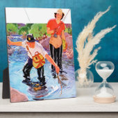 Netting A Fish door R.J. Cavaliere Fotoplaat (Zijkant)