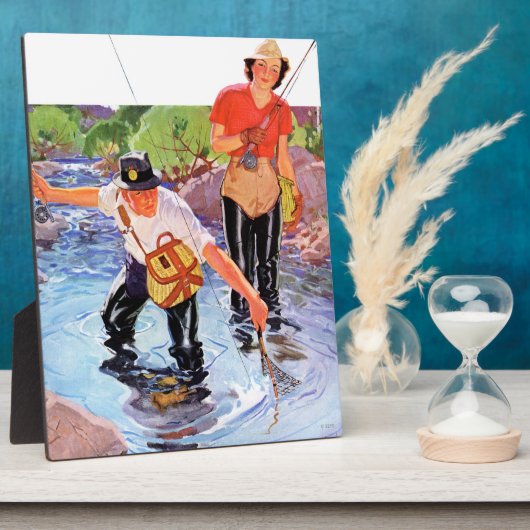 Netting A Fish door R.J. Cavaliere Fotoplaat (Zijkant)