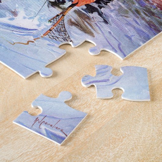 Netting A Fish door R.J. Cavaliere Legpuzzel (Zijkant)