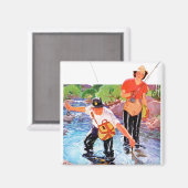 Netting A Fish door R.J. Cavaliere Magneet (Voorkant / Achterkant)