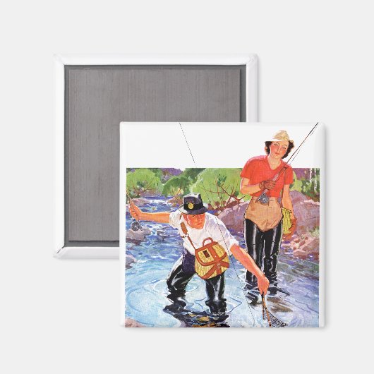 Netting A Fish door R.J. Cavaliere Magneet (Voorkant / Achterkant)