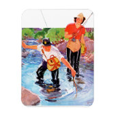 Netting A Fish door R.J. Cavaliere Magneet (Verticaal)