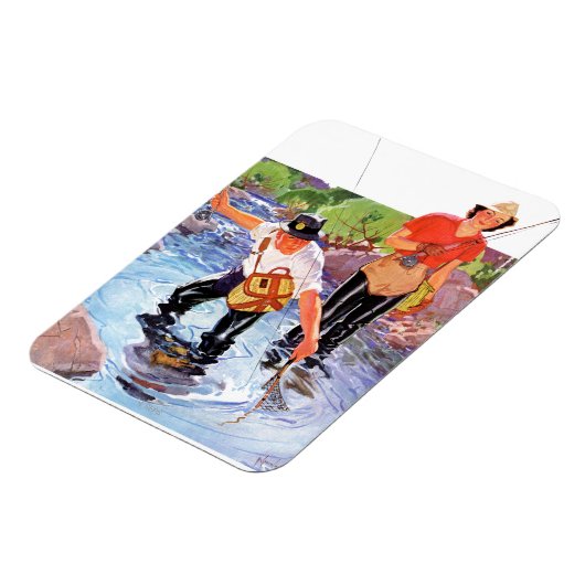 Netting A Fish door R.J. Cavaliere Magneet (Linkerzijde)