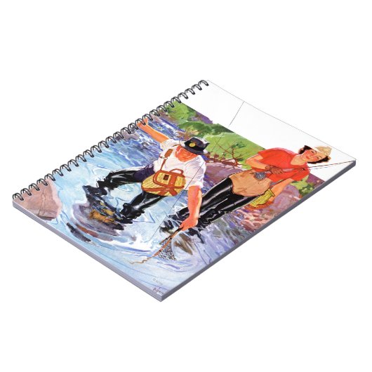 Netting A Fish door R.J. Cavaliere Notitieboek (Linkerzijde)