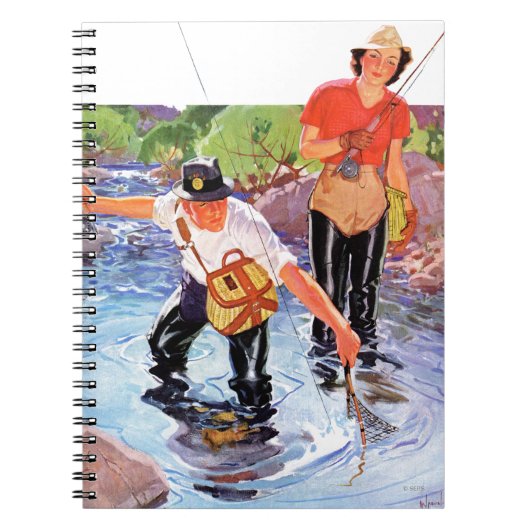 Netting A Fish door R.J. Cavaliere Notitieboek (Voorkant)