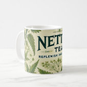 Nettle Tea AI art Koffiemok (Voorkant links)