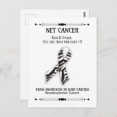 NETTO-kankerondersteuning en -bewustzijn Briefkaart (Voorkant / Achterkant)
