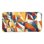 Netto meerkleurige driehoeken Case-Mate iPhone case (Achterkant (Horizontaal))