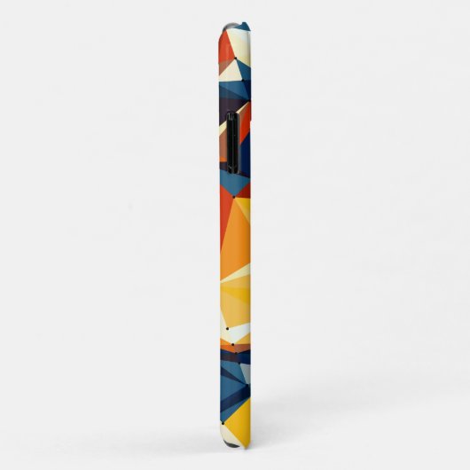 Netto meerkleurige driehoeken Case-Mate iPhone case (Achterkant/rechts)