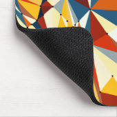 Netto meerkleurige driehoeken muismat (Hoek)