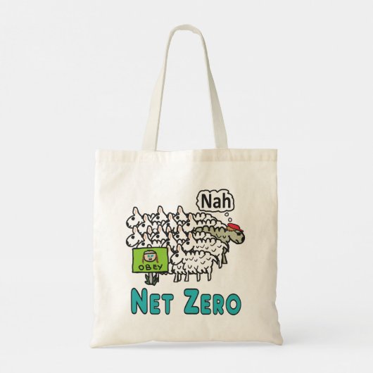 Netto nul tote bag (Achterkant)