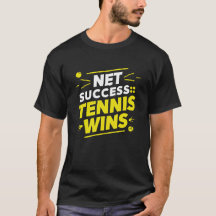 Netto succes tennis wint, sport T-shirts