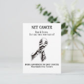 NETTO Zelden voorkomende kanker Neuroendocriene tu Briefkaart (Staand voorkant)