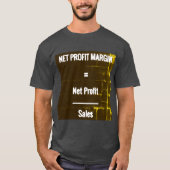"Nettowinstmarge" T-shirt (Voorkant)