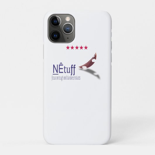 NEtuff – Robuust, technisch geïnspireerd logo voor Case-Mate iPhone Case (Achterkant)