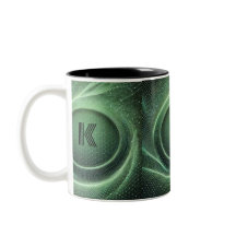 netvormig groen patroon