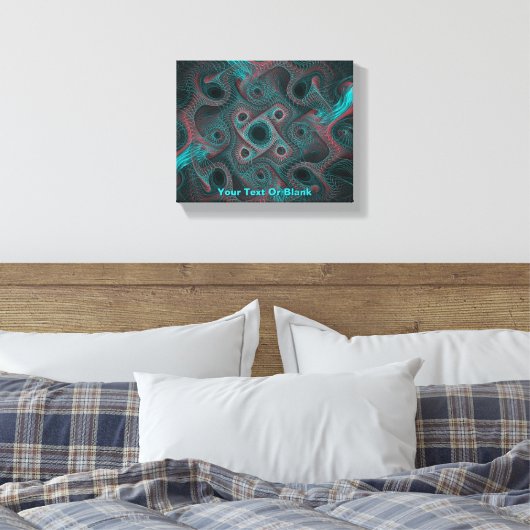 Netwerk Canvas Afdruk (Insitu (Slaapkamer))