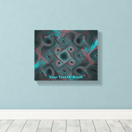 Netwerk Canvas Afdruk (Insitu (Houten vloer))