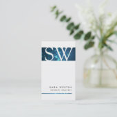 Netwerk Engineer Monogram Circuits Visitekaartje (Staand voorkant)