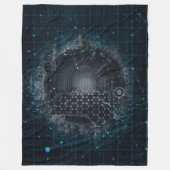 NETWERK FLEECE DEKEN (Voorkant)