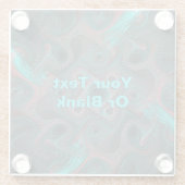 Netwerk Glazen Onderzetter (Achterkant)