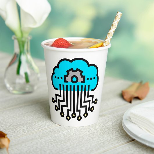 Netwerk Papieren Bekers