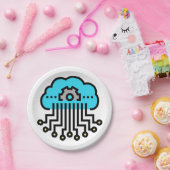 Netwerk Papieren Bordje (Feest)